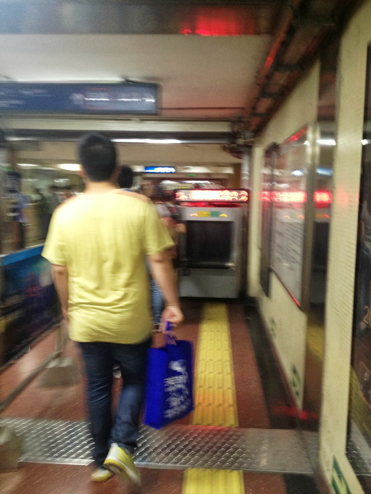 Did I mention that every single subway station has airport-style luggage conveyor X-ray machines?  Despite the huge number of people who use the subway, just one machine per station entrance.