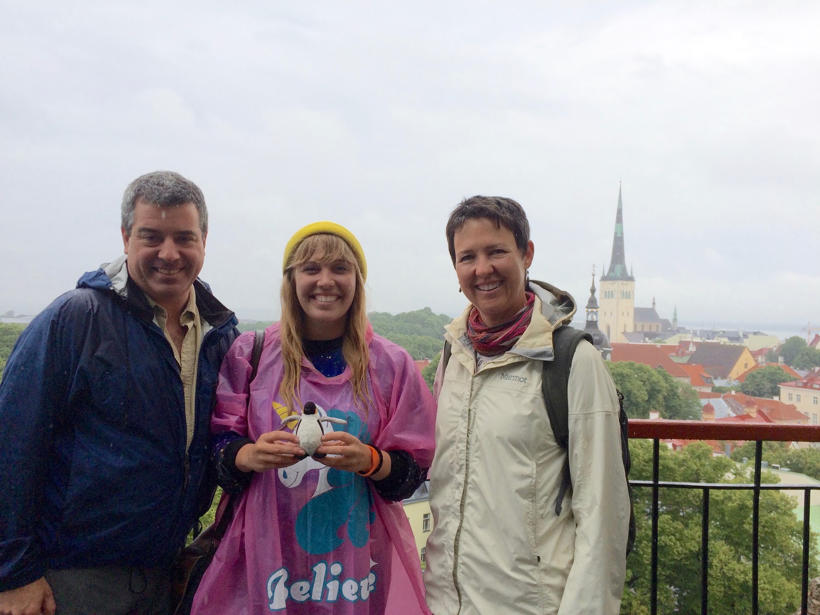 With our tour guide Heli. All young Estonians speak great English---which they apparently learn from American and British TV and movies!