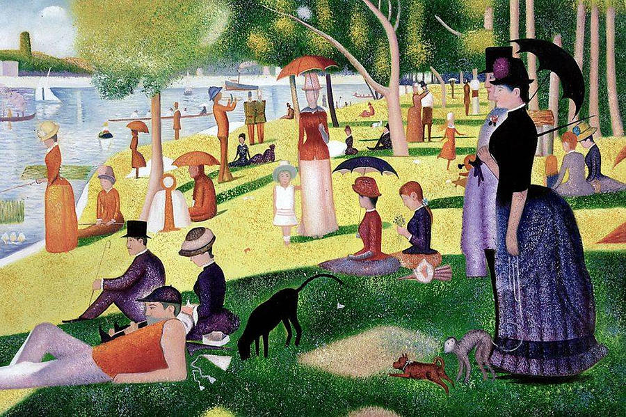 A Sunday Afternoon on the Island of La Grande Jatte, by Georges Seurat